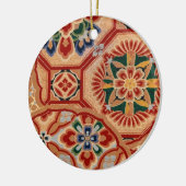 日本のな生地のオーナメント セラミックオーナメント (左)