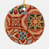 日本のな生地のオーナメント セラミックオーナメント (裏面)