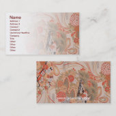 日本のな生地の名刺 名刺 (正面/裏面)