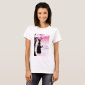 日本のな着物の女の子 Tシャツ (正面フル)