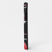 日本のな着物の織物、小花パターン Case-Mate iPhoneケース (裏面/左)