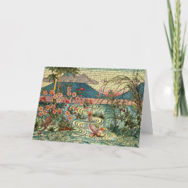 日本のな窓のデザイン カード