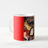 日本のな絵を描くc. 1800's コーヒーマグカップ (正面左)