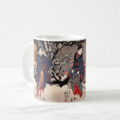 日本のな絵を描くc. 1800's コーヒーマグカップ (正面左)