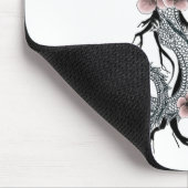 日本のな花のドラゴンのマウスパッド マウスパッド (コーナー)