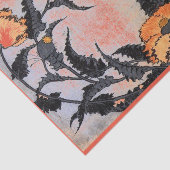 日本のな花のプリントのティッシュペーパー 薄葉紙 (詳細)