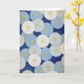 日本のな花の挨拶状 カード (黄色い花)