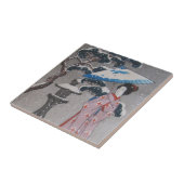 日本のな芸者のタイル タイル (側面)