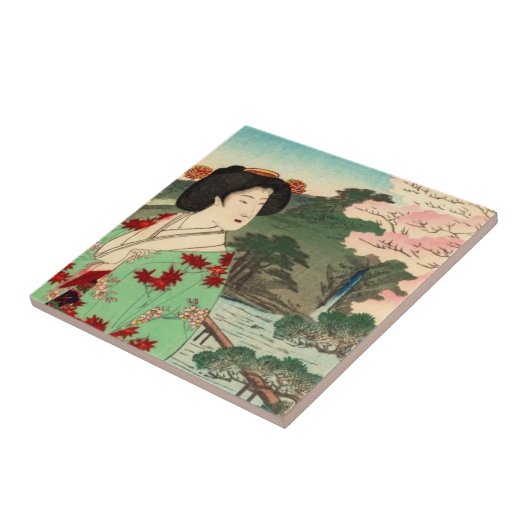 日本のな芸者のタイル タイル (側面)