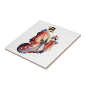 日本のな芸者 タイル (側面)