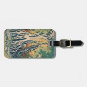 日本のな芸術のカスタムな荷物のラベル ラゲッジタグ (正面横)