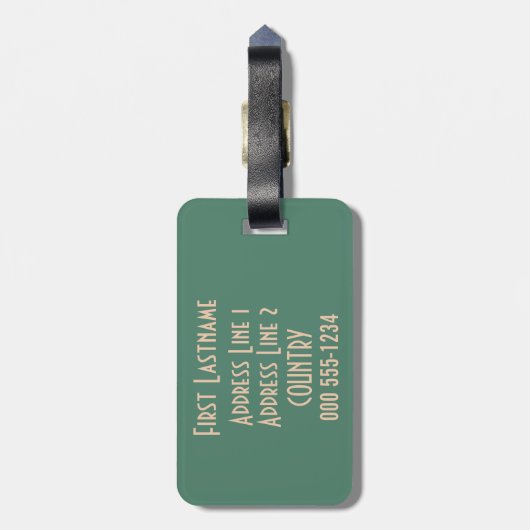 日本のな芸術のカスタムな荷物のラベル ラゲッジタグ (裏面縦)