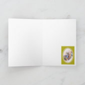 日本のな芸術のガラスコイは挨拶状感謝していしています サンキューカード (内部)