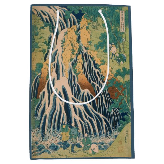 日本のな芸術のギフトバッグ ミディアムペーパーバッグ (正面)