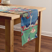 日本のな芸術のテーブルのランナー ショートテーブルランナー (インサイチュ)