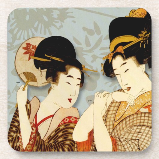 日本のな芸術のデザインのコースター コースター (正面)