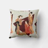 日本のな芸術のデザインの装飾用クッション クッション (裏面)