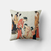 日本のな芸術のデザインの装飾用クッション クッション (裏面)