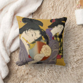 日本のな芸術のデザインの装飾用クッション クッション (ブランケット)