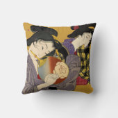 日本のな芸術のデザインの装飾用クッション クッション (裏面)