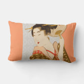 日本のな芸術のデザインの装飾用クッション ランバークッション (裏面)