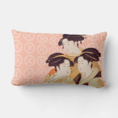 日本のな芸術のデザインの装飾用クッション ランバークッション (裏面)