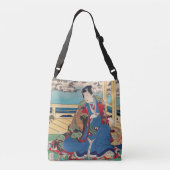 日本のな芸術のバッグ クロスボディバッグ (裏面)