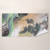 日本のな芸術の浴室タオル バスタオル (バスタオル)