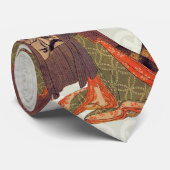 日本のな芸術の芸者のデザインのネクタイ ネクタイ (ロール)