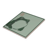 日本のな芸術のukiyoのカエル タイル (側面)