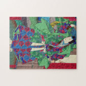 日本のな芸術- Kabukiショーの武士 ジグソーパズル (横)