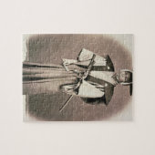 日本のな裁判所職員か武士、c.1870s (手 ジグソーパズル (横)