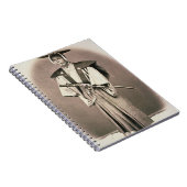 日本のな裁判所職員か武士、c.1870s (手 ノートブック (右側)