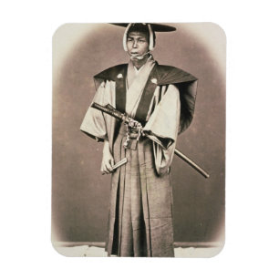 日本のな裁判所職員か武士、c.1870s (手 マグネット