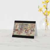 日本のな誕生式- notecard カード (黄色い花)