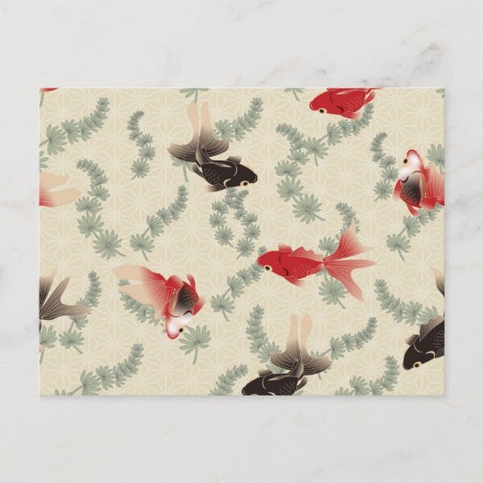 日本のな金魚 ポストカード (正面)