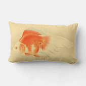 日本のな金魚。 Ryukin. ランバークッション (裏面)