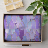 日本のな雲、たそがれ、すみれ色および濃紫色 薄葉紙 (ギフト)