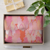 日本のな雲、日没、珊瑚、ピンク明るい赤紫色 薄葉紙 (ギフト)