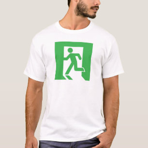 日本のな非常口の印 Tシャツ