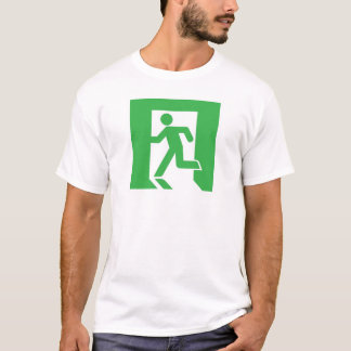 日本のな非常口の印 Tシャツ