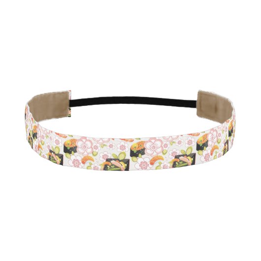 日本のな食糧: 寿司パターン2 アスレチックヘッドバンド (正面)