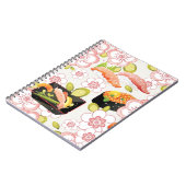 日本のな食糧: 寿司パターン2 ノートブック (左側)