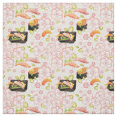 日本のな食糧: 寿司パターン2 ファブリック (見本)