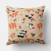 日本のな食糧: 寿司パターン3 クッション (裏面)