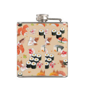 日本のな食糧: 寿司パターン3 フラスク (裏面)