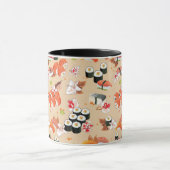 日本のな食糧: 寿司パターン3 マグカップ (中央)