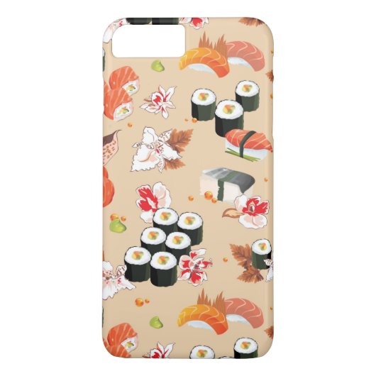 日本のな食糧: 寿司パターン3 Case-Mate iPhoneケース (裏面)