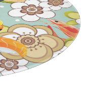 日本のな食糧: 寿司パターン4 カッティングボード (角)