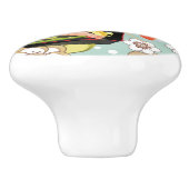 日本のな食糧: 寿司パターン4 セラミックノブ (側面)